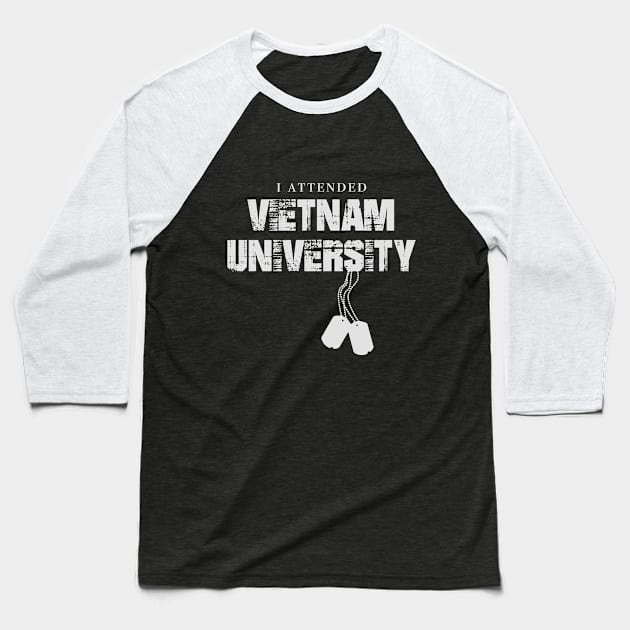 Educated in Vietnam Baseball T-Shirt by veerkun